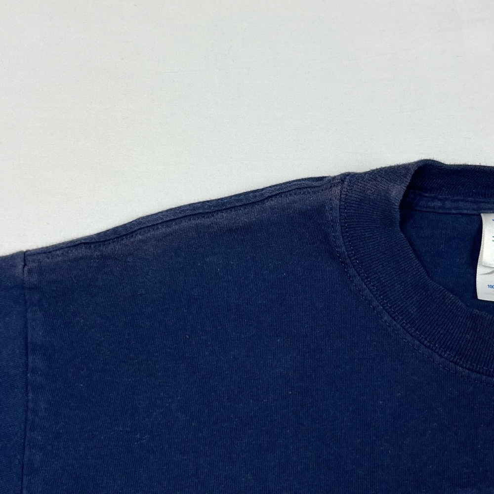 Vtg Boston Red Sox Manny Ramirez Mens T-Shirt Medium Y2K 2001 Dark Blue A6 - Picture 7 of 9